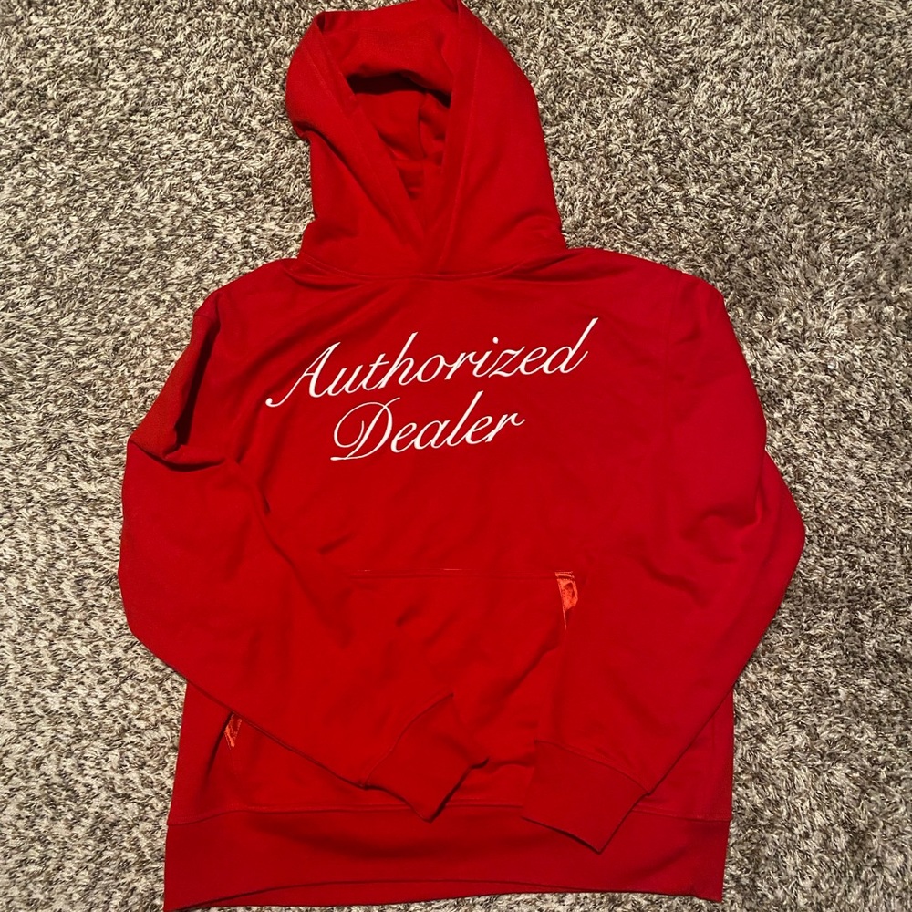 Men’s Just Don Authorized Dealer Felpa Uomo Hoodie Red Size Medium